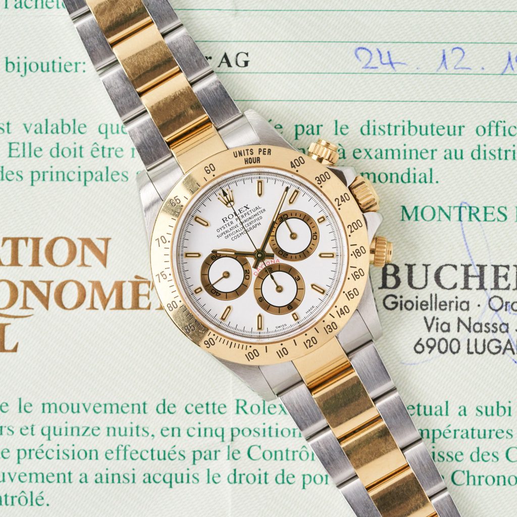 Rolex Daytona Zenith A Serial White Dial Rolex Warranty