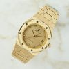 AUDEMARS PIGUET ROYAL OAK 4100BA - 18K YELLOW GOLD - CHAMPAGNE DIAL - DIAMOND INDEXES