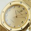 AUDEMARS PIGUET ROYAL OAK 4100BA - 18K YELLOW GOLD - CHAMPAGNE DIAL - DIAMOND INDEXES - Image 2