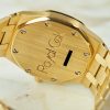 AUDEMARS PIGUET ROYAL OAK 4100BA - 18K YELLOW GOLD - CHAMPAGNE DIAL - DIAMOND INDEXES - Image 4