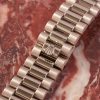 Rolex Day-Date 36 Platinum 18206 Violet Dial and Factory Diamond Indexes - Excellent Condition - immagine 10