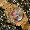 Rolex Lady-Datejust 6917 Lapis Dial 18K Yellow Gold Riveted Bracelet - Excellent Conditions - - immagine 6