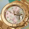 Rolex Yacht-Master 16628 - 18K Yellow Gold - Mother of Pearl Dial - Nearly NOS Conditions - immagine 2