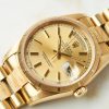 Rolex Day-Date 18248 - 18K Yellow Gold - Champagne Dial - Bark Finish - Mint Condtions - Image 2
