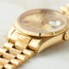 Rolex Day-Date 18248 - 18K Yellow Gold - Champagne Dial - Bark Finish - Mint Condtions - Image 3