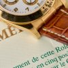 Rolex Daytona 116518 - 18K Yellow Gold - White Porcelain Effect Dial - Warranty - Unpolished - immagine 3
