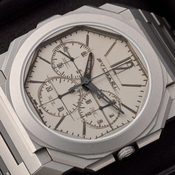 Bulgari Octo Finissimo Chronograph 10th Anniversary - Titanium - Sketch Dial - Full Set - New - immagine 2