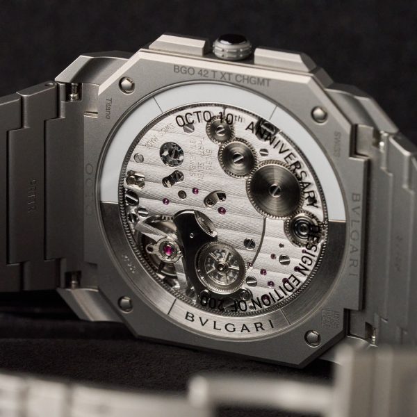 Bulgari Octo Finissimo Chronograph 10th Anniversary - Titanium - Sketch Dial - Full Set - New - immagine 4