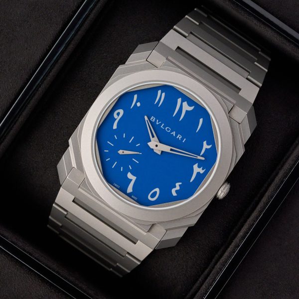 Bulgari Octo Finissimo Arabic 103301 - Blue Arabic Dial - Dobner Special Edition - Full Set - New