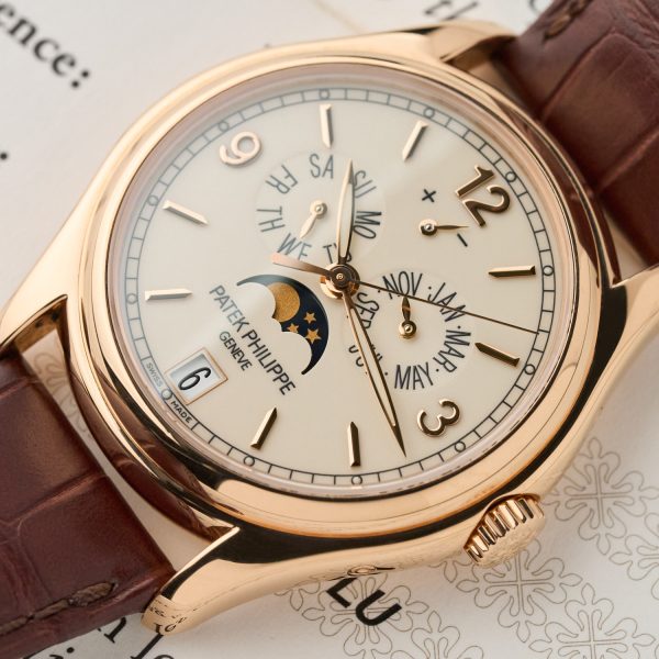 Patek Philippe Annual Calendar 5146R - 18K Rose Gold - Lacquer Cream Dial - Like New - Warranty - immagine 2