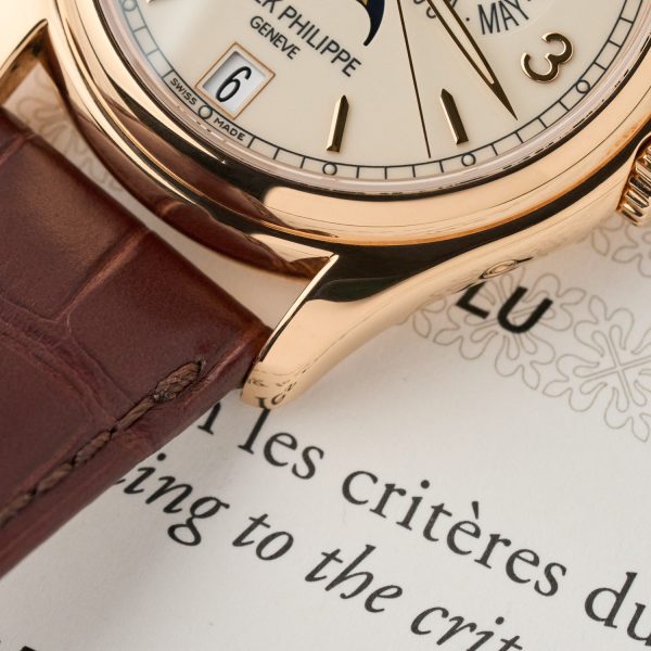 Patek Philippe Annual Calendar 5146R - 18K Rose Gold - Lacquer Cream Dial - Like New - Warranty - immagine 3