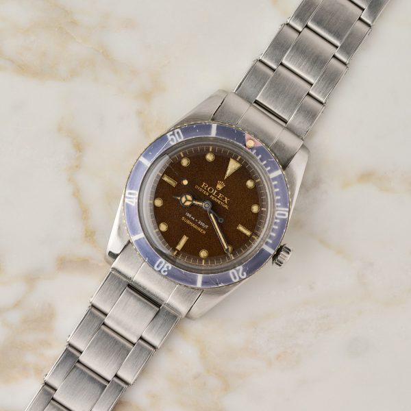 Rolex Submariner "James Bond" 5508 - Tropical Brown Gilt Dial - "Red Triangle" Bezel - Expertise