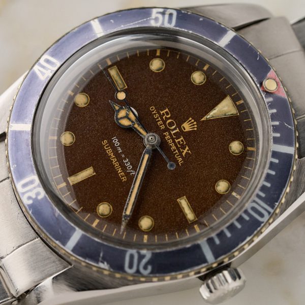 Rolex Submariner "James Bond" 5508 - Tropical Brown Gilt Dial - "Red Triangle" Bezel - Expertise - immagine 2