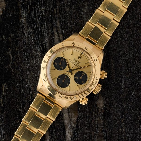 Rolex Daytona 6265 - 18K Yellow Gold - Champagne Dial - Excellent Condition - Rolex Warranty