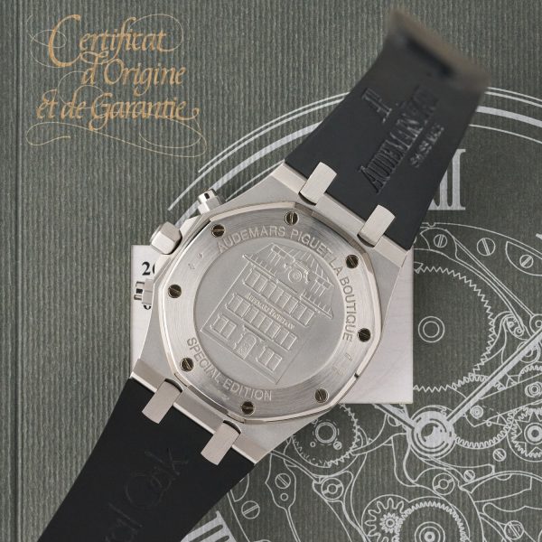Audemars Piguet Royal Oak Chronograph La Boutique 26035PT - Limited Edition - Full Set - Like New - Image 5