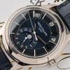 Patek Philippe Annual Calendar 5205G - 18K White Gold - Blue Dial - Full Set - Like New - Image 2